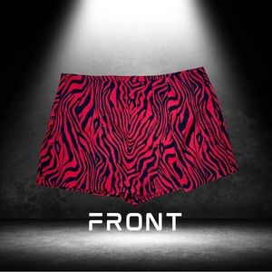 SHEIN Privé Plus Zebra Striped Print Split Hem
Skort